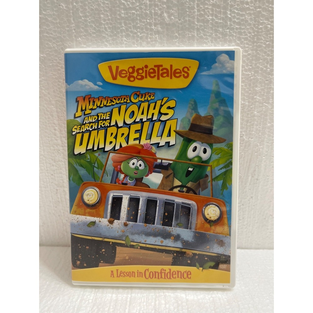VeggieTales Minnesota Cuke and the Noah Search Umbrella DVD Lesson in Confidence